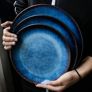 Blue Luxury Plates