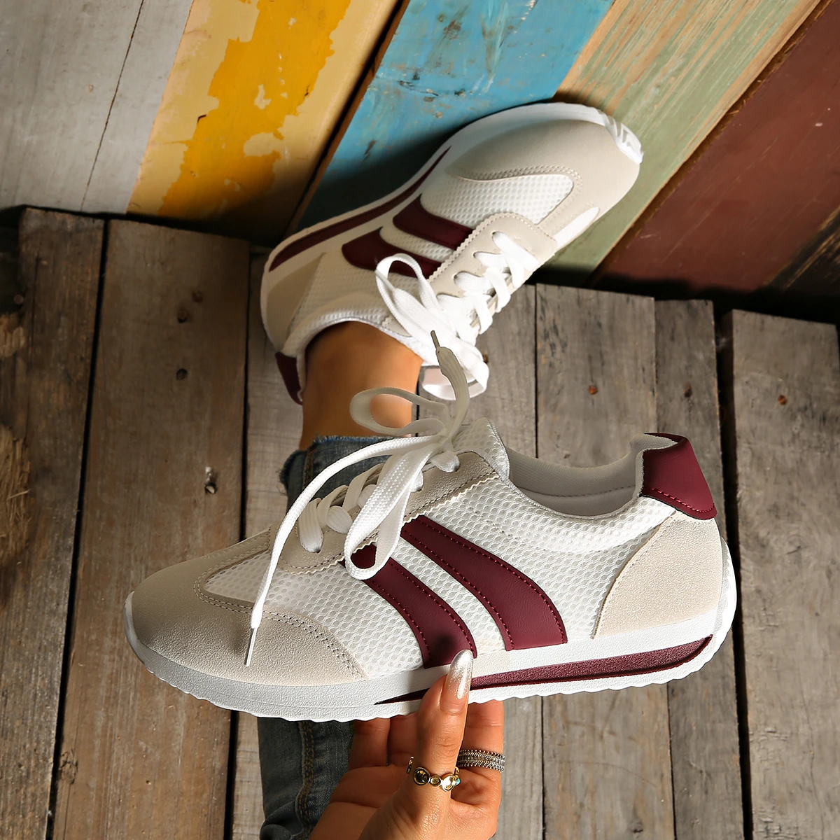 Chunky Sole Running Shoes