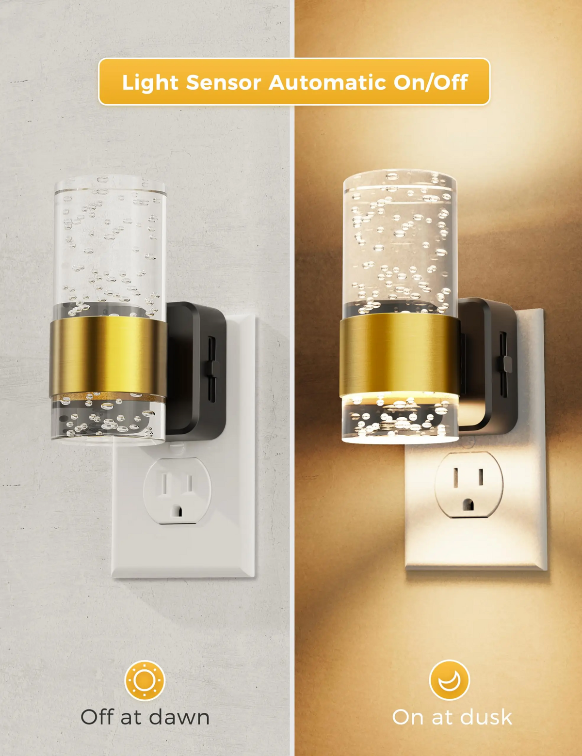 Crystal Sensor Night Light
