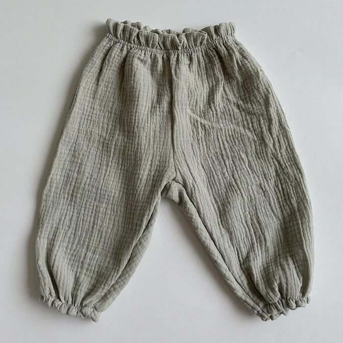Oversized Linen Baby Pants