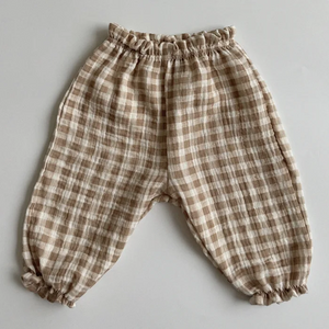 Oversized Linen Baby Pants