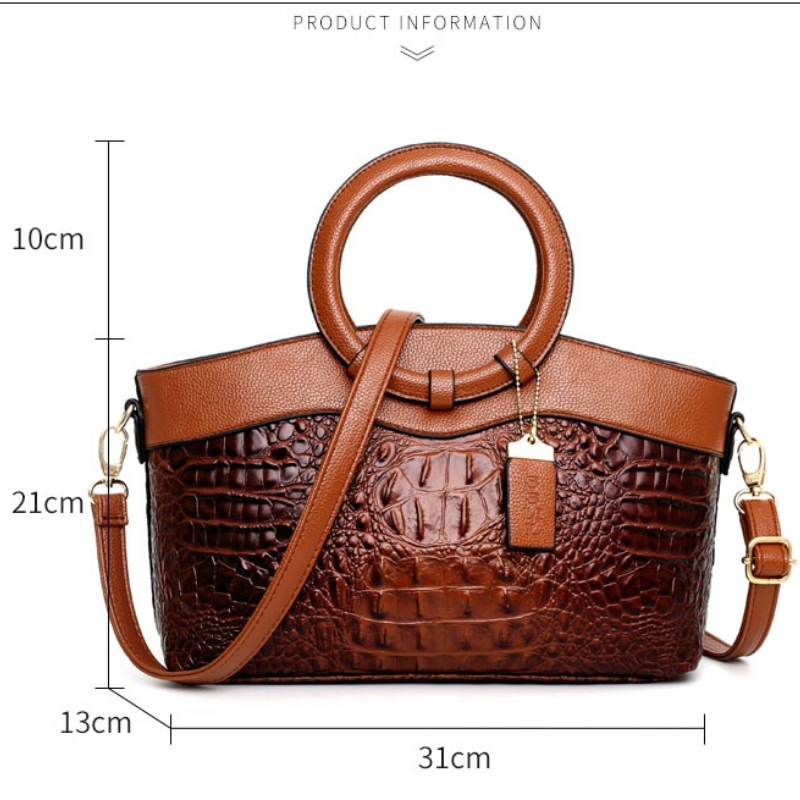 Ella Classic Croc | Versatile Vintage Bag