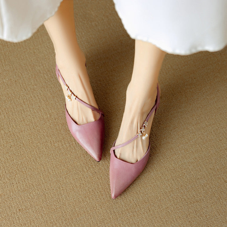 Dahlia Genuine Leather Heels