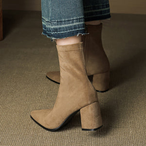 Alora Genuine Suede Boots