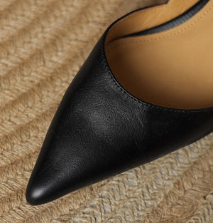 Carlen Genuine Leather Heels