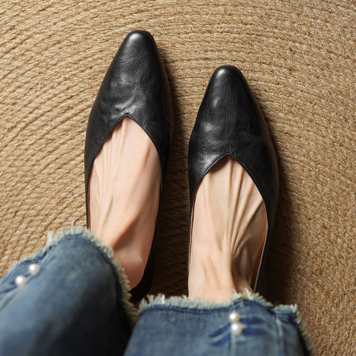 Valmir Genuine Leather Mules