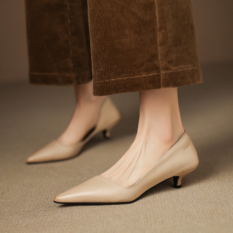 Vienna Genuine Leather High Heels