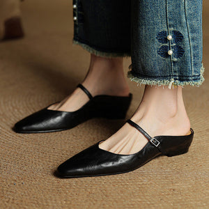 Orella Genuine Leather Mules