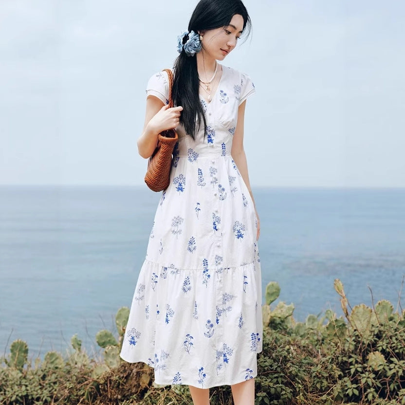 Amara Floral Midi Dress