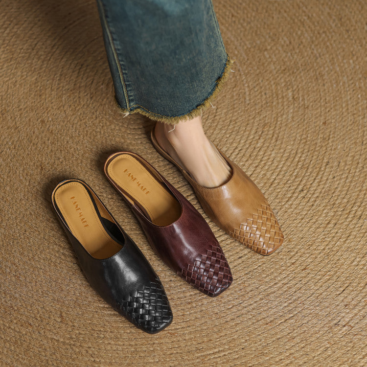 Dalvi Genuine Leather Mules