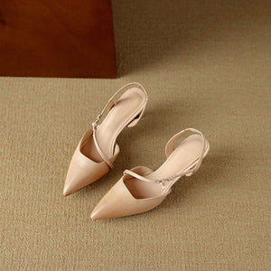 Dahlia Genuine Leather Heels