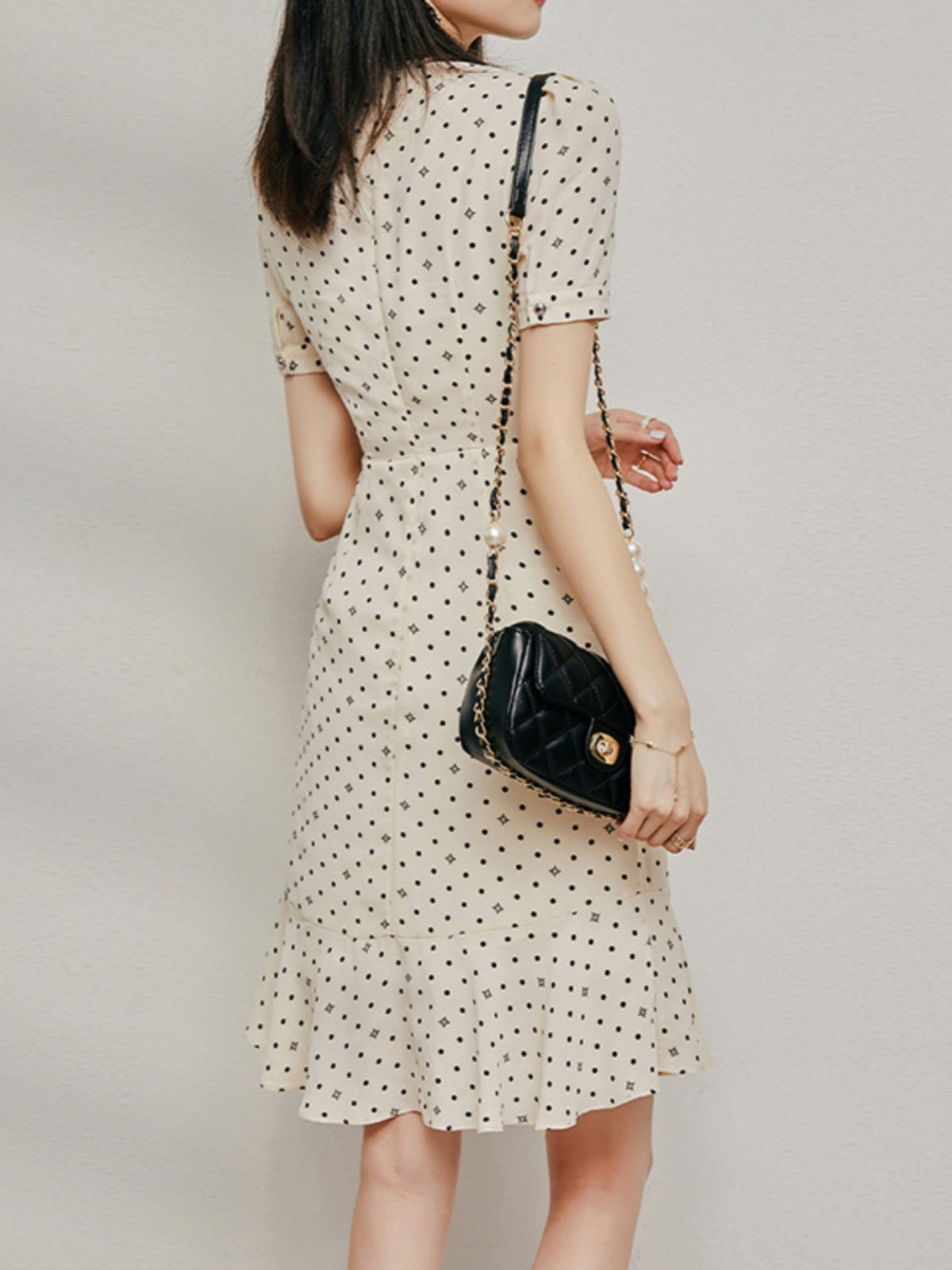Coralie Polka Dot Midi Dress