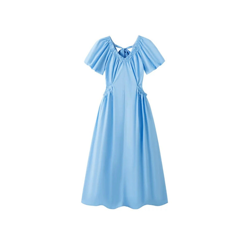 Sylvette Puff Sleeve Midi Dress