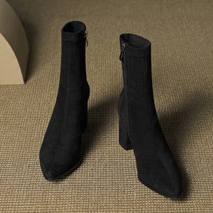 Alora Genuine Suede Boots