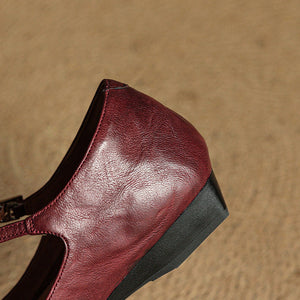 Eclan Genuine Leather Flats