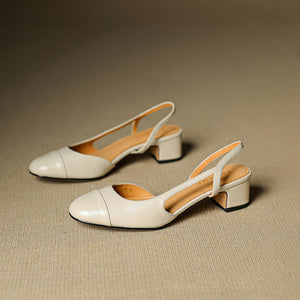 Reyna Genuine Leather Pumps