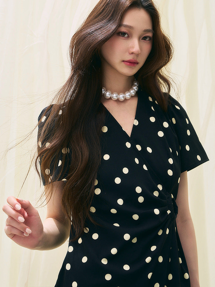 Anneliese Polka Dot Midi Dress
