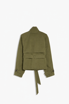 Layla | High-Collar Belted Trench Jacket