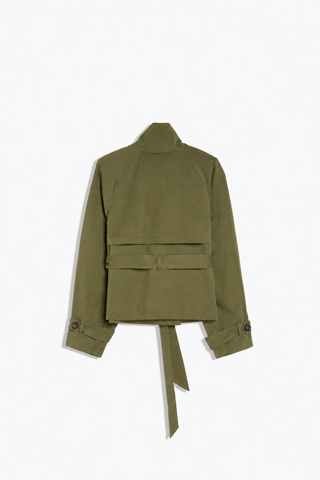 Layla | High-Collar Belted Trench Jacket