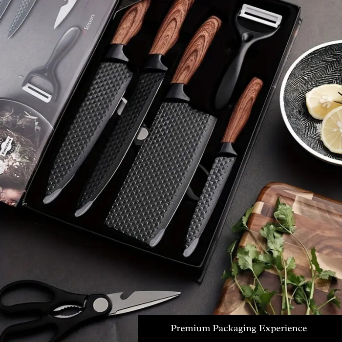 Stainless Steel Japanese Artisan Knife Set