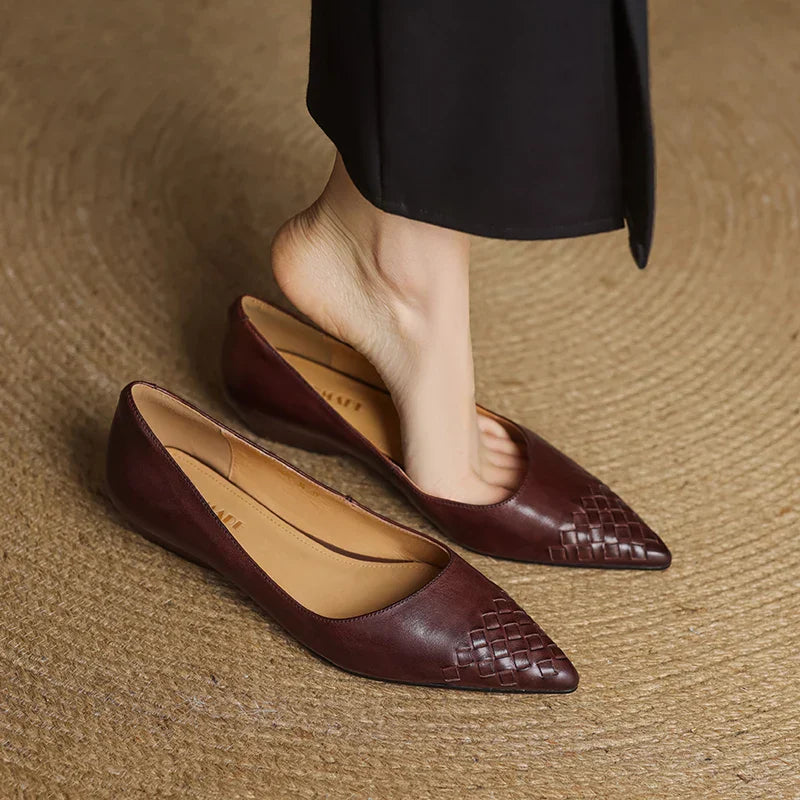 Zelith Genuine Leather Pumps