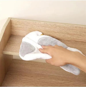 100% Cotton Cat Hand Towels