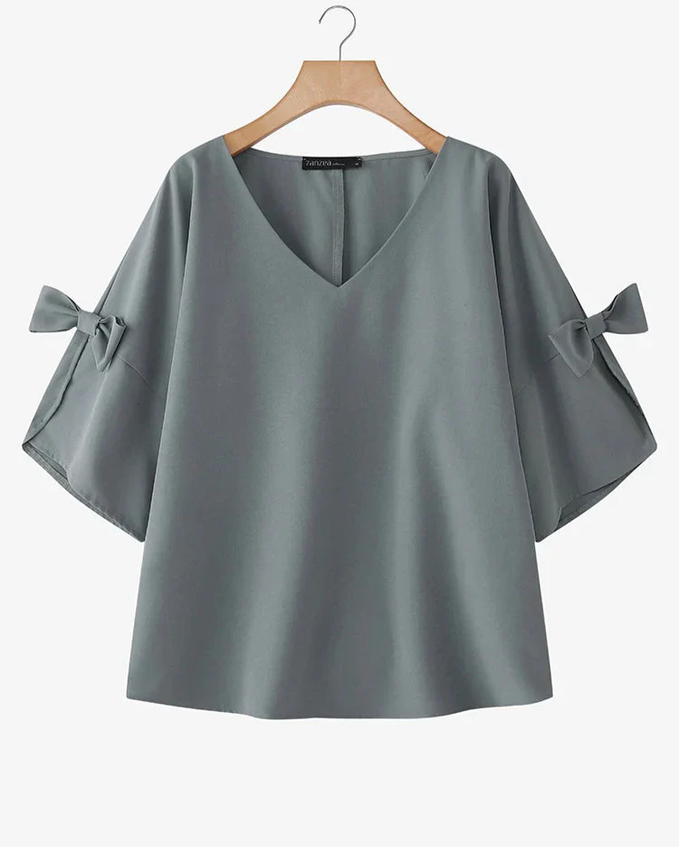 CharmBow™ V-Neck Top