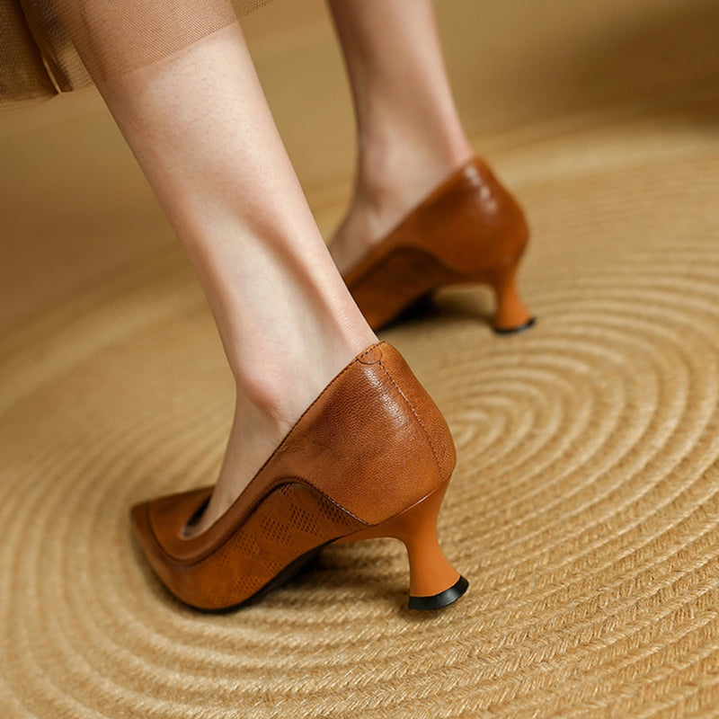 Beautiful Genuine Leather Heels