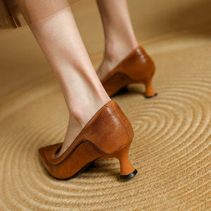 Beautiful Genuine Leather Heels