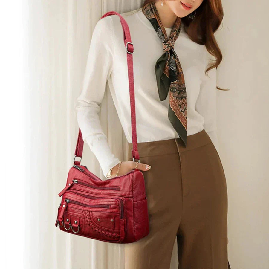 Olivia Vintage Charm | Soft Zipper Bag