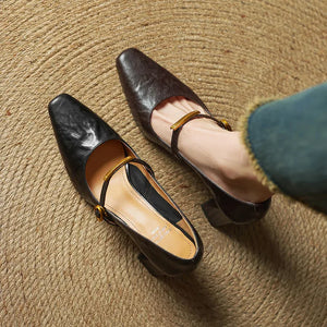 Auria Genuine Leather Heels