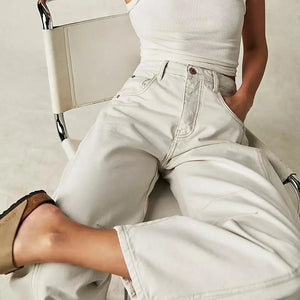 Everly Barrel-Leg Denims