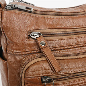 Olivia Vintage Charm | Soft Zipper Bag