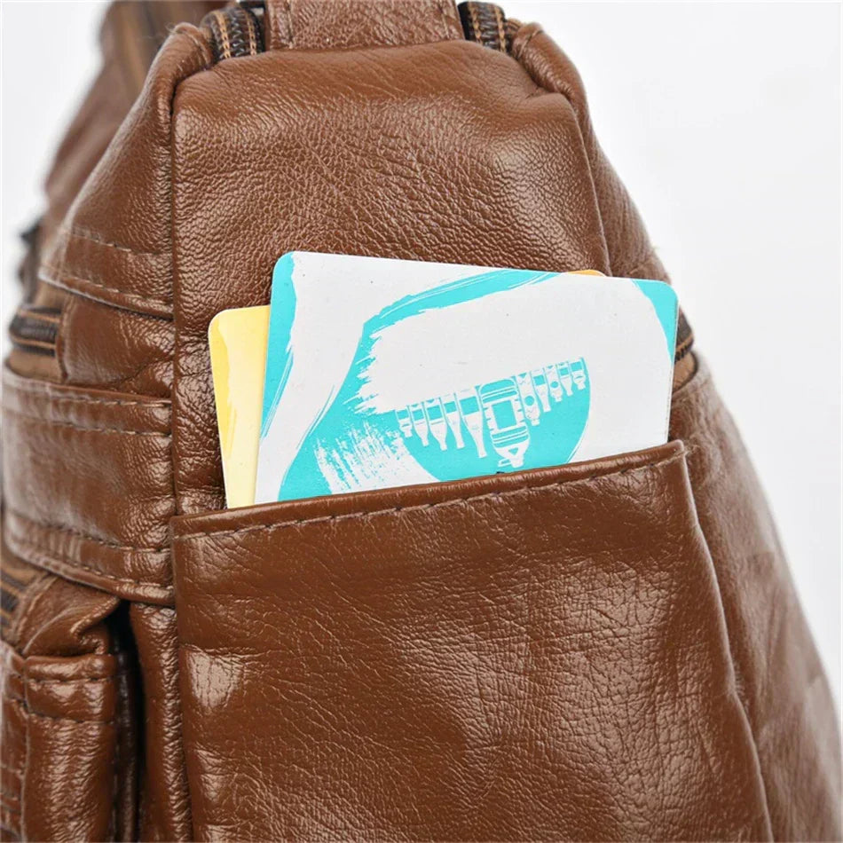 Olivia Vintage Charm | Soft Zipper Bag