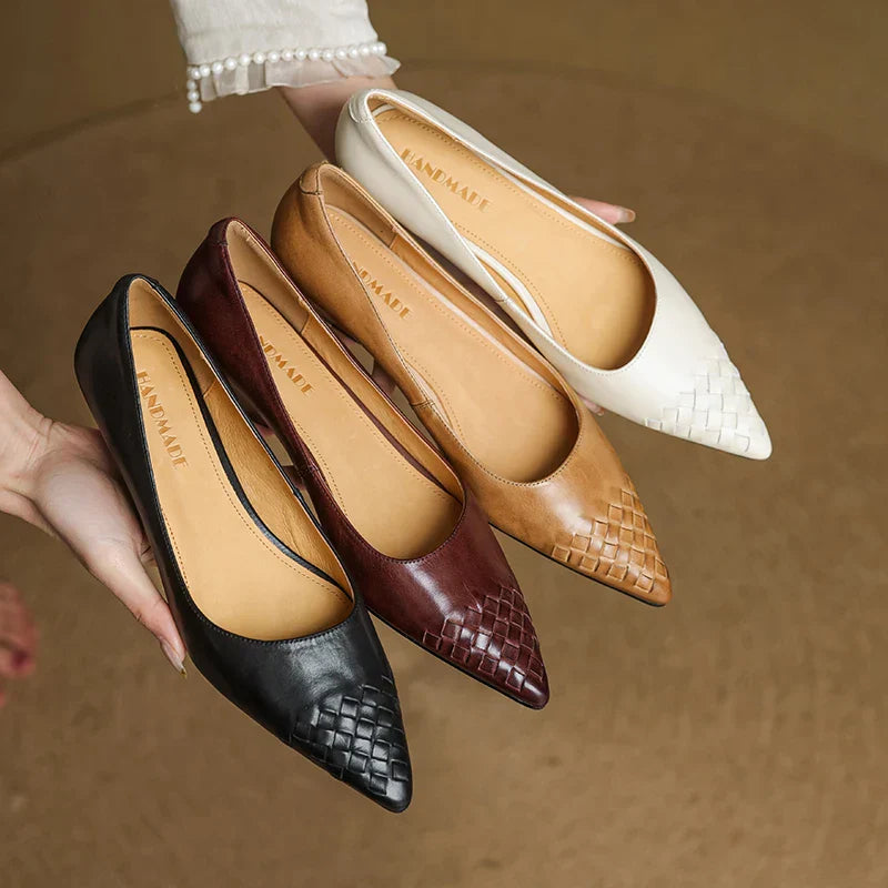 Zelith Genuine Leather Pumps