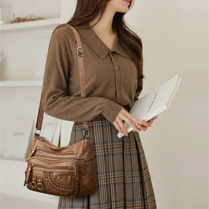 Olivia Vintage Charm | Soft Zipper Bag