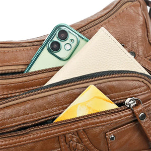 Olivia Vintage Charm | Soft Zipper Bag