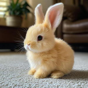 Realistic Interactive Bunny Toy
