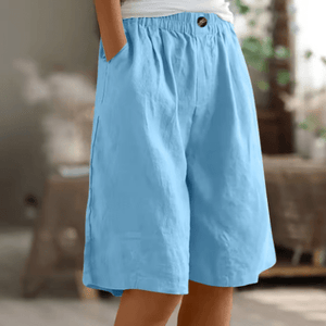 Cecilia Loose Linen Shorts