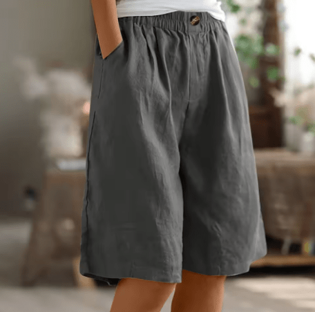 Cecilia Loose Linen Shorts