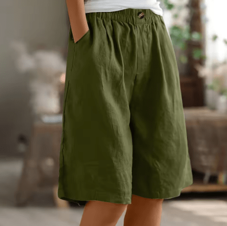 Cecilia Loose Linen Shorts