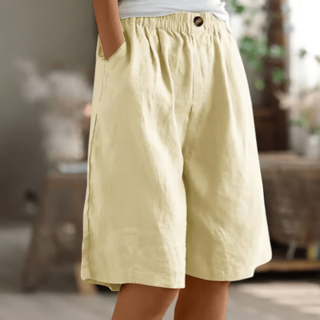 Cecilia Loose Linen Shorts