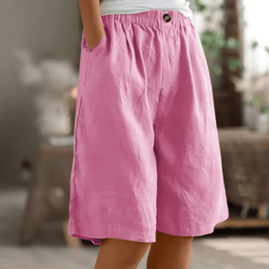 Cecilia Loose Linen Shorts