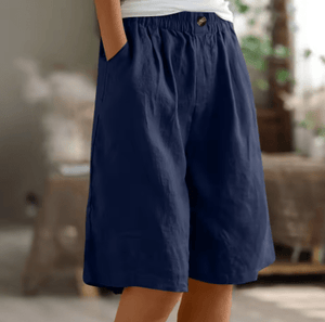 Cecilia Loose Linen Shorts