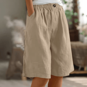 Cecilia Loose Linen Shorts