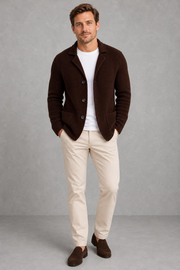 Leon | Patch-Pocket Knitted Blazer — studio_front — Charles [9e772eff-a100-4a1c-83e4-f41bc005297e]