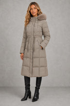 Grace | Fur-Trim Quilted Longline Coat — studio_three_quarter — Sofia [5ad256d8-b7e5-413c-bff7-e77d972a7433]