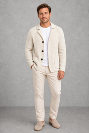 Leon | Patch-Pocket Knitted Blazer — studio_front — Charles [18a12ec8-63c2-4378-801c-9f78d512a00b]