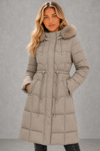 Grace | Fur-Trim Quilted Longline Coat — studio_closeup — Sofia [9ca9f3de-1df2-4628-8961-17b9973353dd]