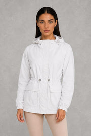 Lucy | Drawstring-Waist Hooded Jacket — studio_front — Helena [64ef9788-eca1-4a91-9cb8-8e7c69959bc8]